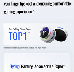 Flydigi B8X RGB Magnetic Phone Cooler